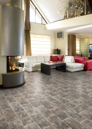 Vinyl Flooring - A large range of colours and patterns available to match any décor.